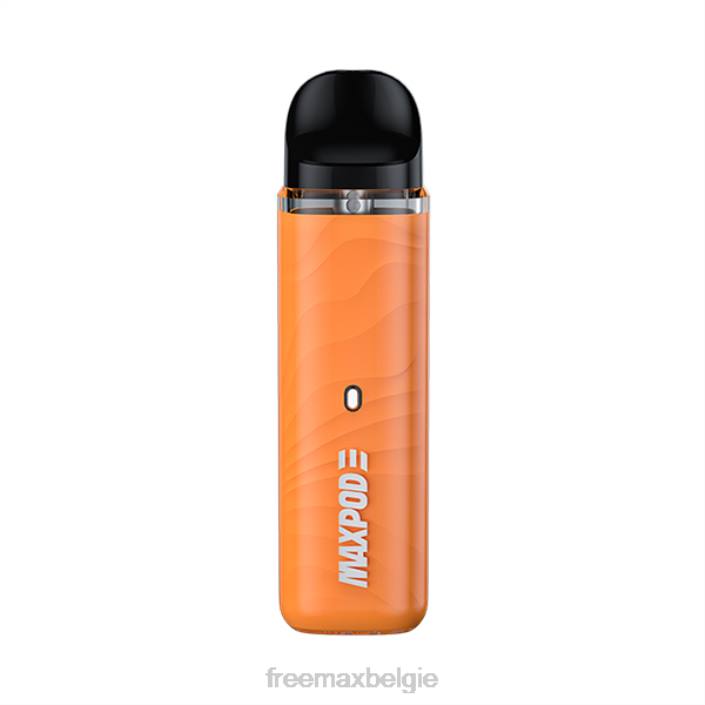 D0FZ139 - FreeMAX vape review oranje FreeMAX MAXPOD 3 15w-set